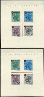 **/gestempelt - Sammlung Franz. Zone, - Stamps and postcards