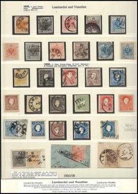 */gestempelt - Sammlung Lombardei, - Známky a pohlednice