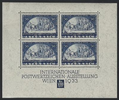 * - Österr. - WIPABLOCK (128:105,5:128:106), - Briefmarken und Ansichtskarten