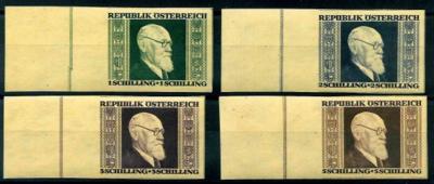 ** - Renner geschnitten vom linken Rand, - Stamps and postcards