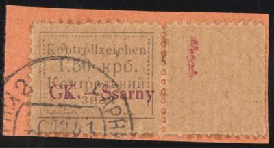 Briefstück - D. Bes. WK II - Ukraine - Sarny Nr. 5Aay (dickes, - Stamps and postcards