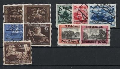 gestempelt/Briefstück - Sammlung D.Reich 1938/1945, - Známky a pohlednice