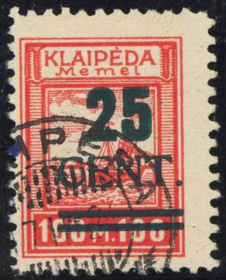gestempelt - Memel Nr. 235I, - Briefmarken und Ansichtskarten