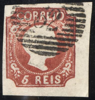 gestempelt - Portugal Nr. 5 (5 Reis - Stamps and postcards