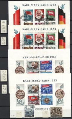 gestempelt - Sammlung DDR 1949/1990 mit etwas Sowjet. Zone, - Známky a pohlednice
