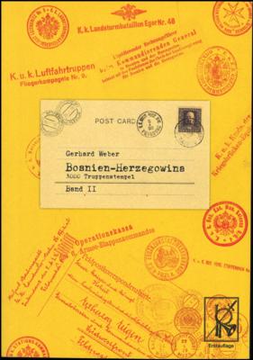 Literatur: Gerhard Weber: Bosnien - Herzegowina: Truppenstempel Band I/V in guter Erhaltung, - Francobolli e cartoline