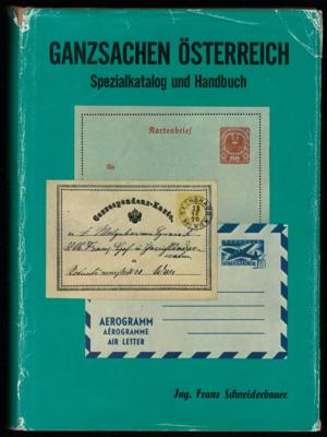 Literatur: Ing. Franz Schneiderbauer: Ganzsachen Österreich (Umschlag stark gebraucht, - Francobolli e cartoline