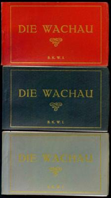 Poststück - 3 Leporellos Verlag Gebrüder Kohn Wien "WACHAU" versch. Erh., - Briefmarken und Ansichtskarten