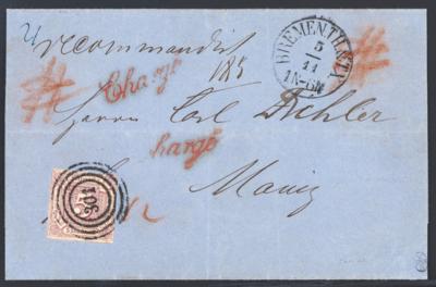 Poststück - altd. Staaten - Thurn - Stamps and postcards