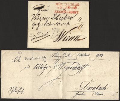 Poststück/Briefstück - Partie meist Vorphila - Stamps and postcards