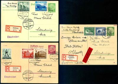 Poststück/Briefstück - Partie Poststücke "Ostmark", - Francobolli e cartoline
