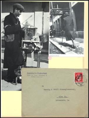 Poststück - Österreich um 1945, - Stamps and postcards