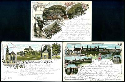 Poststück - Partie - Známky a pohlednice