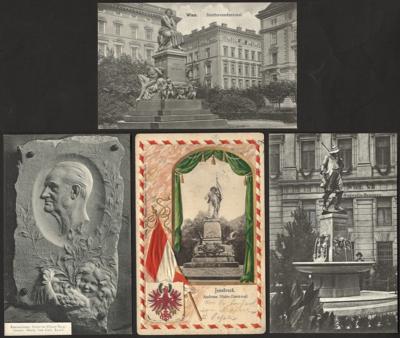 Poststück - Partie AK Denkmäler in Österr., - Stamps and postcards