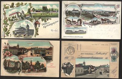 Poststück - Partie AK meist Bezirk Baden mit Leobersdorf - Grossau - Merkenstein - Soos -Kottingbrunn, - Briefmarken und Ansichtskarten