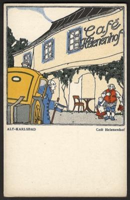 Poststück - Wiener Werkstätte - Karte Nr. 214, - Briefmarken und Ansichtskarten