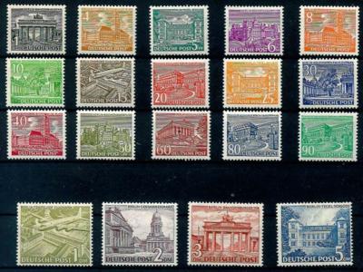 ** - Berlin Nr. 42/60, - Stamps and postcards