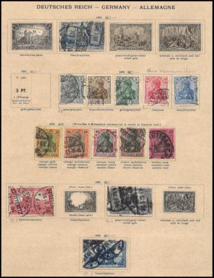 */gestempelt - Europa - altes Schaubekalbum, - Briefmarken und Ansichtskarten