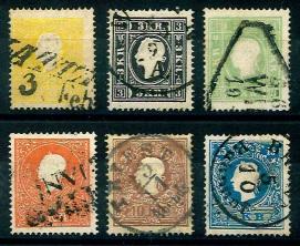 .gestempelt - Österr. Nr. 10 II/15 II - Stamps and postcards