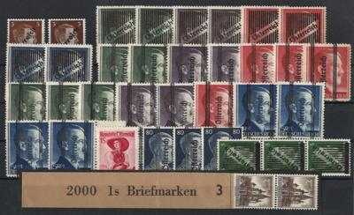 **/gestempelt - Partie Österr. ab 1945, - Stamps and postcards