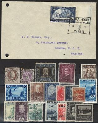 .gestempelt/*/Poststück - Sammlung Österr. 1850/1937 mit etwas Feldpost und Bosnien, - Známky a pohlednice