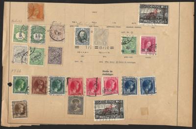 */gestempelt - Reichh. Partie Belgien u. Luxemburg, - Stamps and postcards
