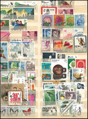 */gestempelt - Reichh. Partie Dubl. Übersee, - Stamps and postcards