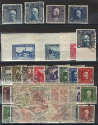 .gestempelt/*/** - Sammlung Bosnien, - Briefmarken und Ansichtskarten