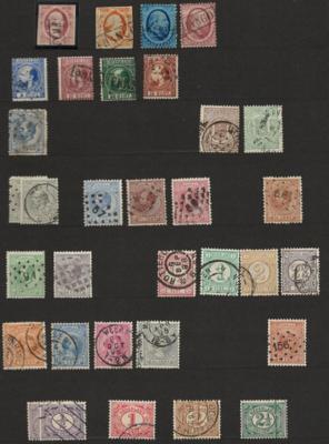 **/*/gestempelt - Sammlung Niederlande ab 1852, - Stamps and postcards