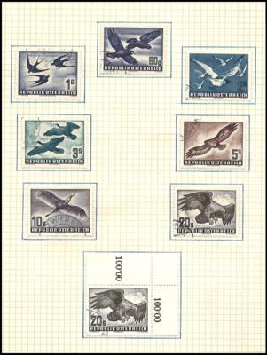 .gestempelt - Sammlung Österr. 1945/1977, - Briefmarken und Ansichtskarten