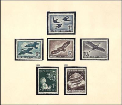 .gestempelt/*/** - Sammlung Österr. 1945/64, - Briefmarken und Ansichtskarten