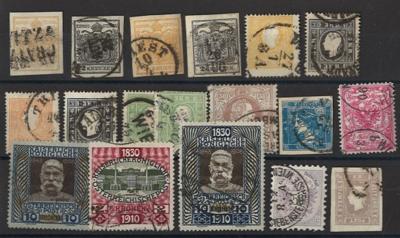 .gestempelt - Sammlung Österr. Monarchie ab 1850 u.a. Nr. 10I mit Prüfungsattest Matl, - Stamps and postcards