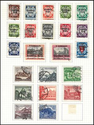 .gestempelt - Sammlung "Ostmark", - Briefmarken und Ansichtskarten