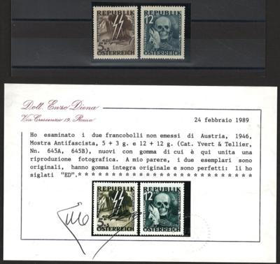 ** - Österr. - BLITZ/TOTENKOPF, - Stamps and postcards