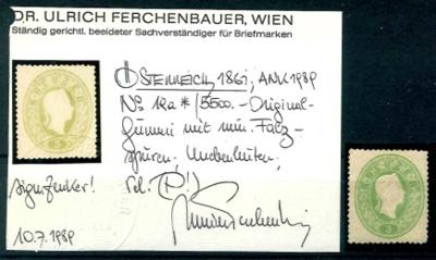 * - Österr. Nr. 19a, - Briefmarken und Ansichtskarten