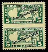 ** - Österr. Nr. 253 UMw (Paar Mitte UNGEZÄHNT), - Stamps and postcards