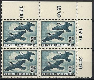 ** - Österr. Nr. 967/73 Vogelflug - Briefmarken und Ansichtskarten