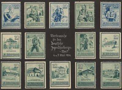 * - Österr. - reichh. Partie Vignetten ca ab 1910, - Briefmarken und Ansichtskarten
