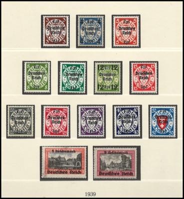 ** - Sammlung D.Reich 1938/1945, - Stamps and postcards