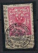 Briefstück - Zeitungsstempelm. Nr. 9B auf Briefstück, - Francobolli e cartoline