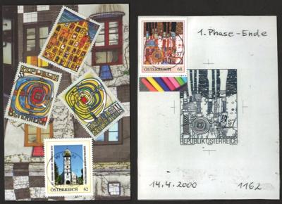 Poststück - Hundertwasser Motiv (Maximum) Karten der ungewöhnlichen Art, - Francobolli e cartoline