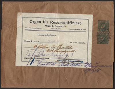 Poststück - Österr. u. div. Länder - Partie Poststücke, - Briefmarken und Ansichtskarten