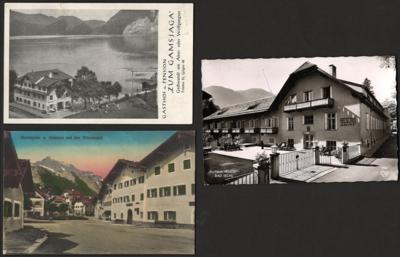 Poststück - Partie AK Salzburg u.a. mit Mauterndorf - Bad Ischl - Abtenau, - Stamps and postcards