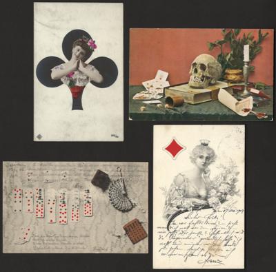Poststück - Partie Motivkarten, - Známky a pohlednice
