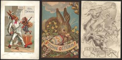 Poststück - Partie Motivkarten u.a. Ostern, - Briefmarken und Ansichtskarten