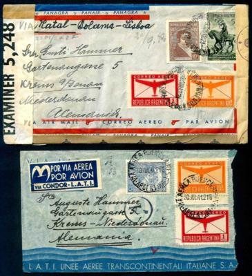 Poststück - Partie Poststücke meist der 1940er und 1950er nach Krems an der Donau bzw. Mautern, - Briefmarken und Ansichtskarten
