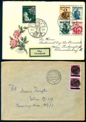 Poststück - Partie Poststücke Österr. ab 1945, - Briefmarken und Ansichtskarten
