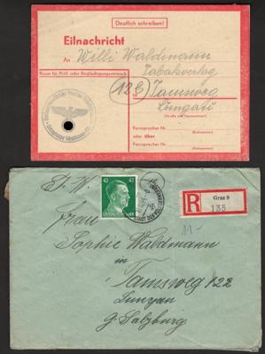 Poststück - Partie Poststücke "Ostmark" - Stamps and postcards