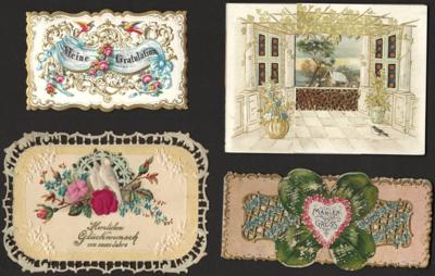 Poststück - Sehr frühe Monarchie Glückwunsch-Belege und Ähnliches der attraktiven und ungewöhnlichen Art, - Stamps and postcards