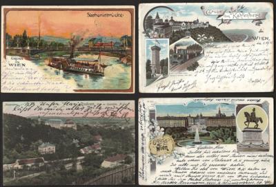 PoststückPartie Ansichtskarten, - Stamps and postcards